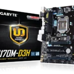 Used Gigabyte H170 Motherboard – Intel 6th Gen Support | DDR4 | M.2 SSD Ready
