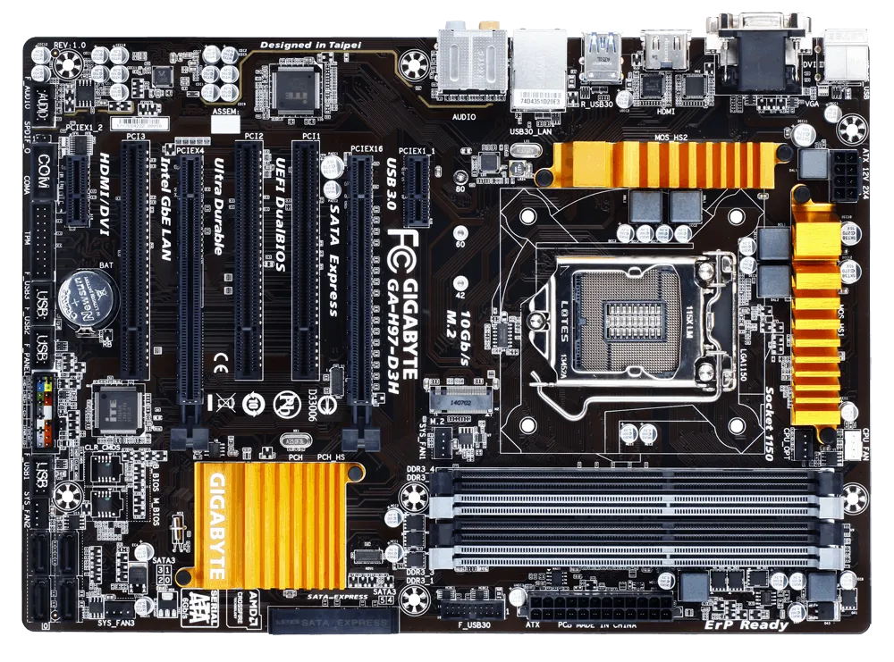 Used Gigabyte H97 Motherboard – Intel 4th Gen Support | DDR3 | Reliable Performance - Image 2