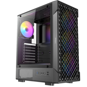 ANTEC VCX320 ARGB Mid-Tower Gaming Case – Tempered Glass High Airflow RGB Cabinet