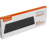K410 USB Wired Keyboard – Slim Full-Size Office Keyboard for PC & Laptop