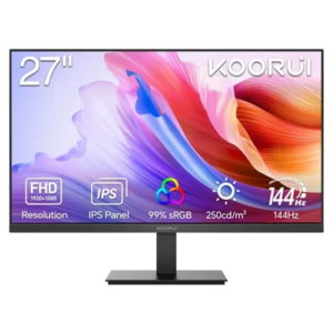 KOORUI E27A2711K 27" IPS Gaming Monitor – 144Hz, Smooth Performance Display