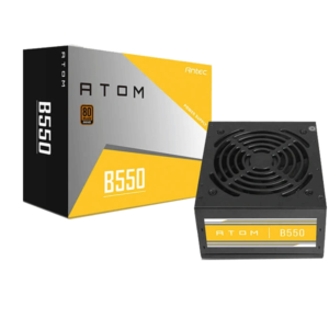 ANTEC ATOM B550 Bronze Power Supply – 550W Reliable Gaming PSU