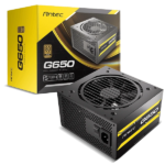ANTEC ATOM G650 80+ Gold Power Supply – 650W High Efficiency Gaming PSU