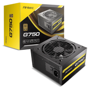 ANTEC ATOM G750 80+ Gold Power Supply – 750W High Efficiency Gaming PSU