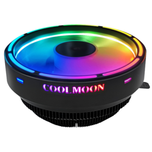 COOLMOON CPO266 CPU Cooling Fan – RGB Air Cooler for Intel & AMD Gaming PCs Sri Lanka