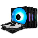 DeepCool ARGB Cooling Fan – High Airflow RGB PC Fan for Gaming Builds