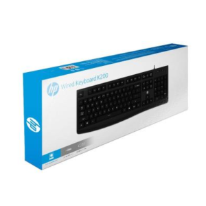 K200 USB Wired Keyboard – Slim Full-Size Office Keyboard for PC & Laptop Sri Lanka