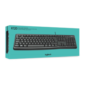 The Logitech K120 Keyboard is a durable, comfortable, and reliable USB wired keyboard designed for smooth typing. Perfect for office work, study, and everyday computer use in Sri Lanka.