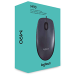 Logitech Mouse M90 – USB Wired Optical Mouse for Office & Home