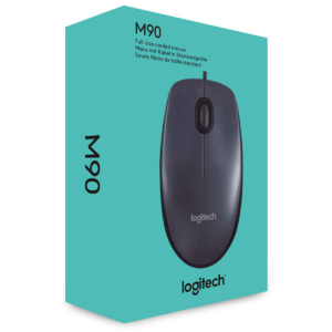 Logitech Mouse M90 – USB Wired Optical Mouse for Office & Home