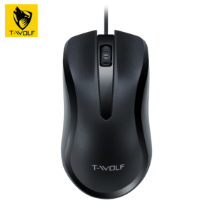 TURBOGEAR Business Office Wired Mouse – USB Optical Comfortable Computer Mouse