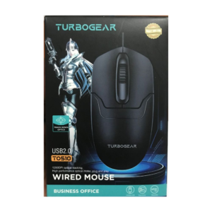 TURBOGEAR Professional Wired Optical Mouse – USB Precision Office Mouse