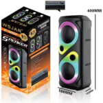 Wireless Karaoke Party Box JBR-810 – Portable Bluetooth Speaker with Bass & Mic Support